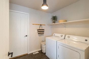 Full-sized washer and dryer